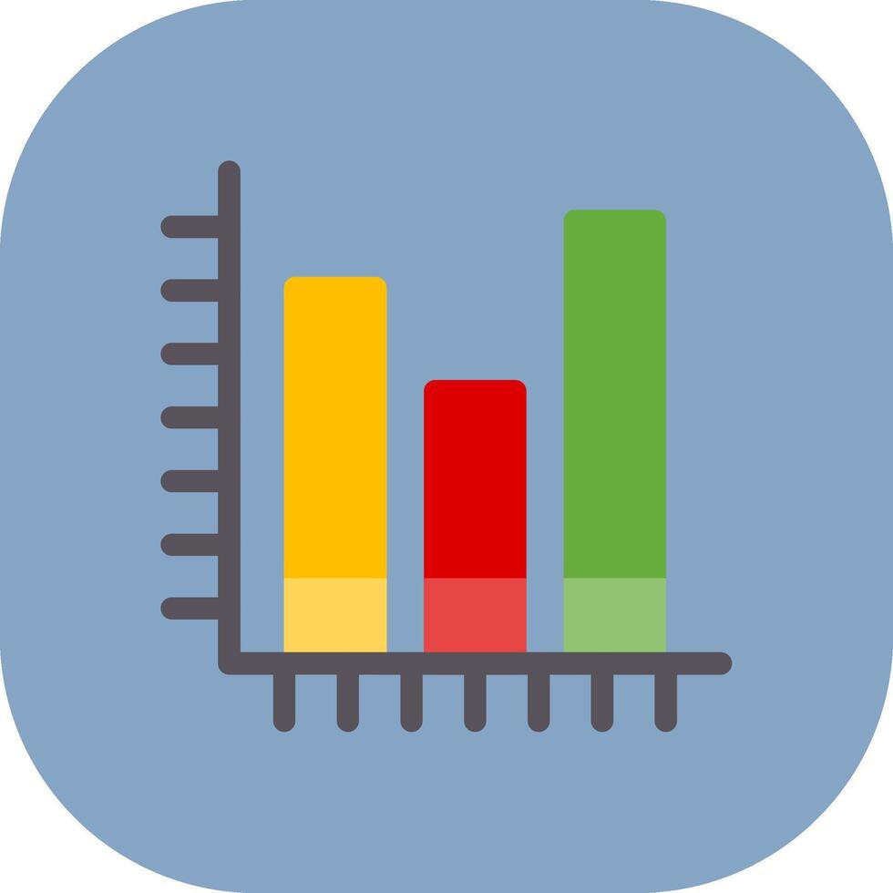Chart Colorful Icon vector