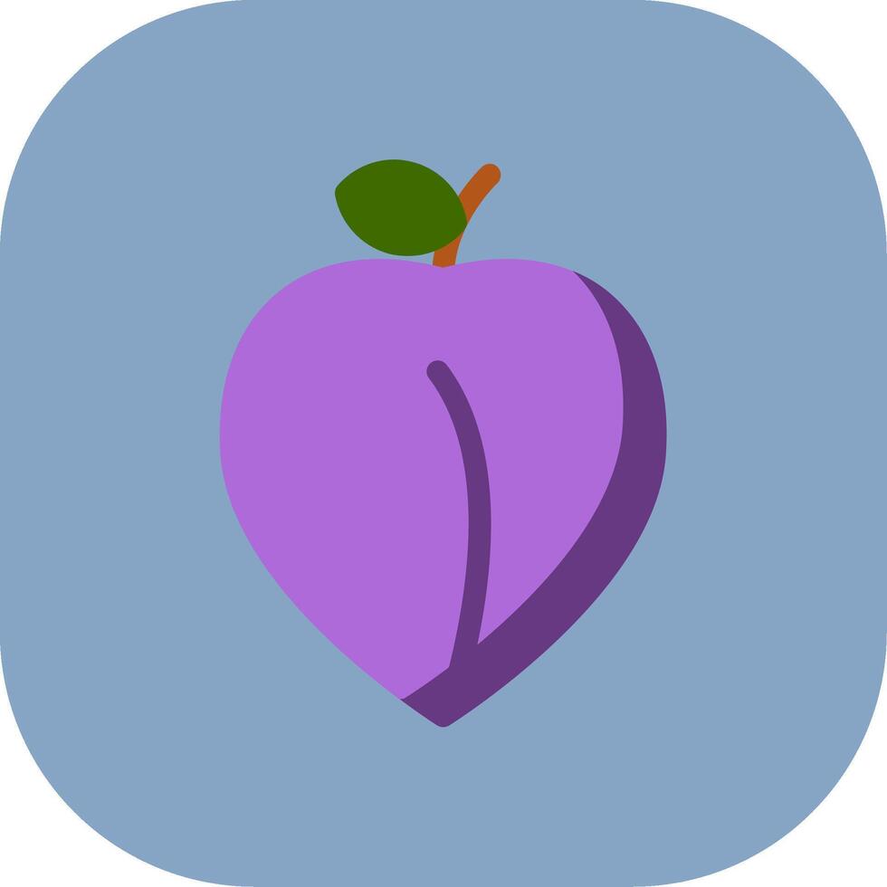 Plum Colorful Icon vector