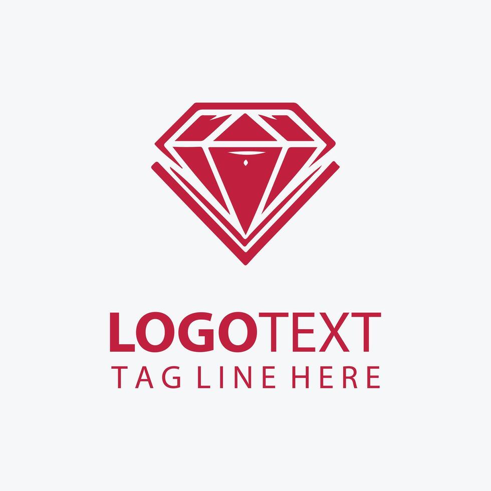 Shining Gem Diamond Logo vector