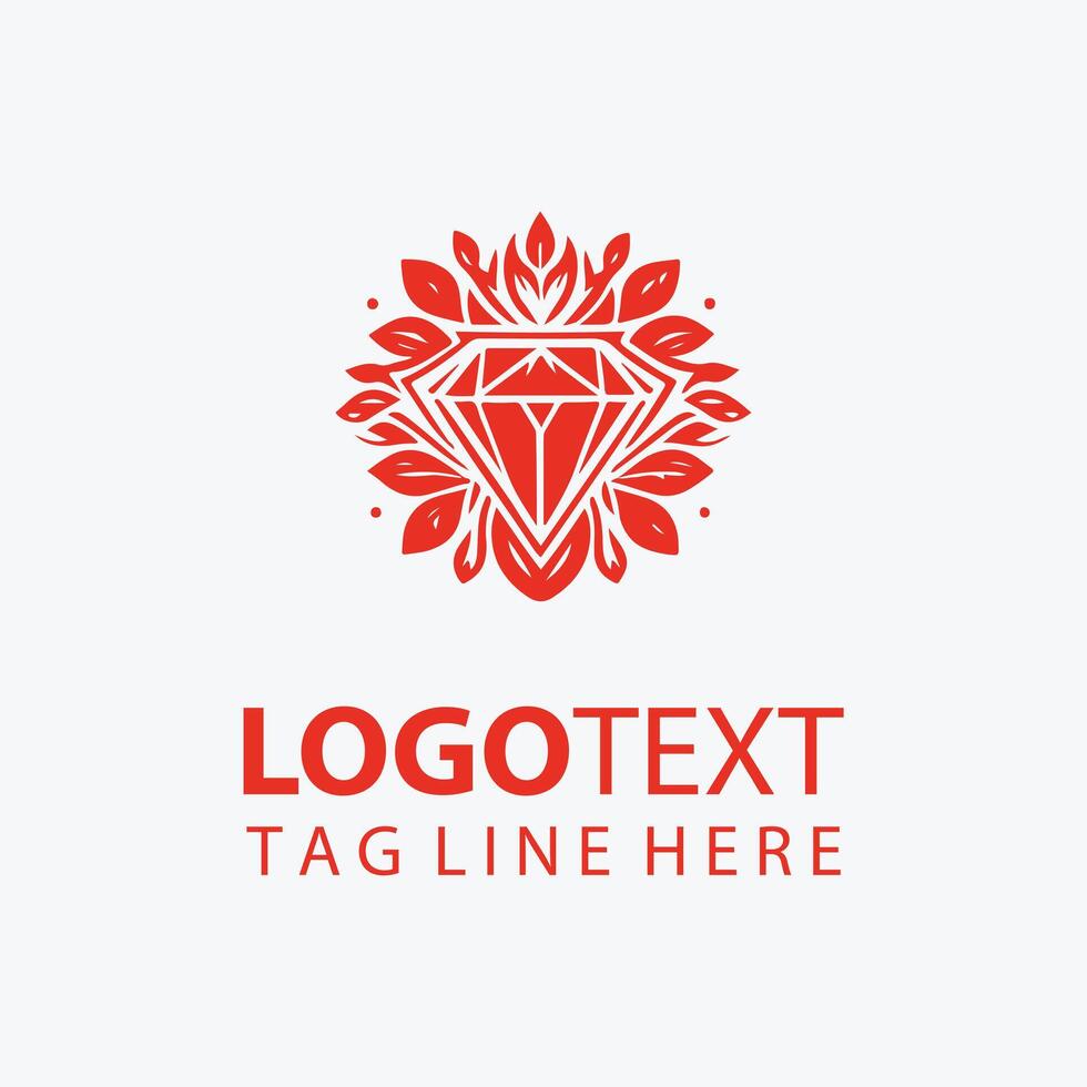 Diamond Spark Logo Design vector