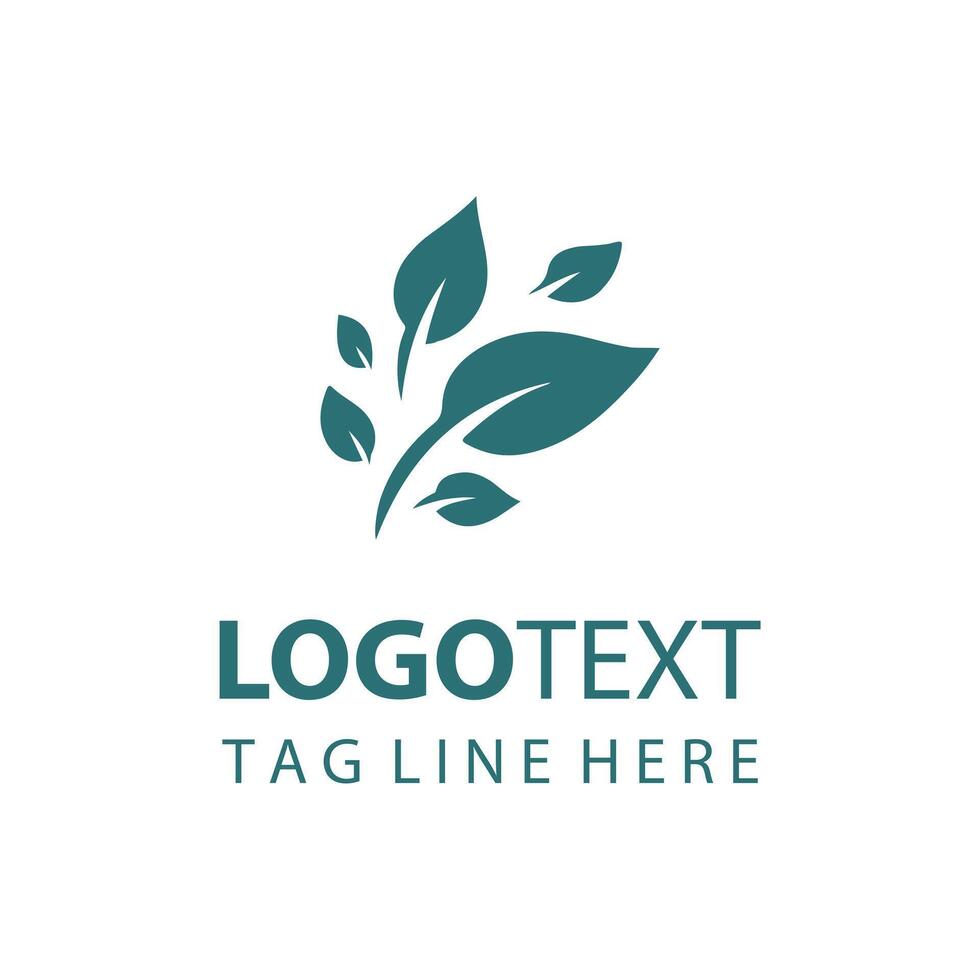 Orchid Leaf logo vector