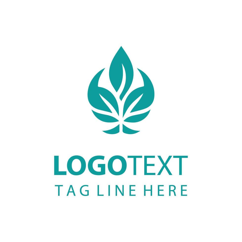 Fern Leaf logo vector