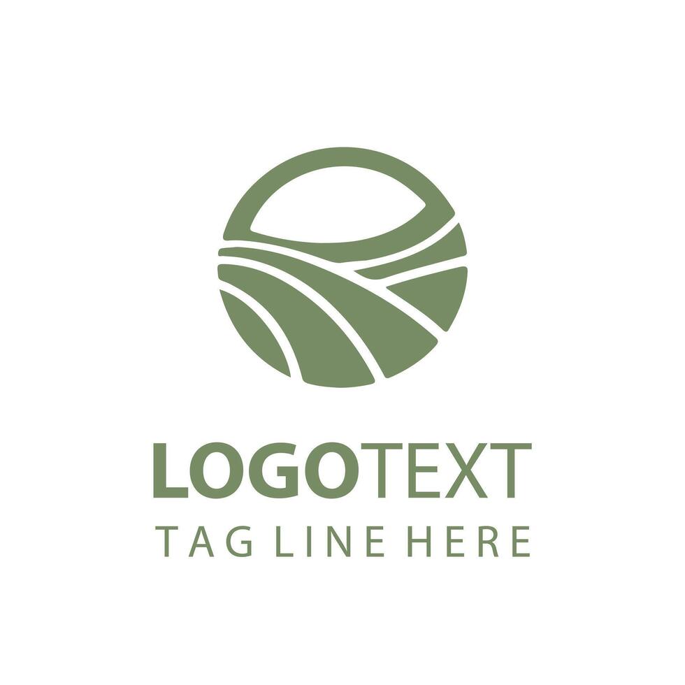 Evergreen leaf logo vector
