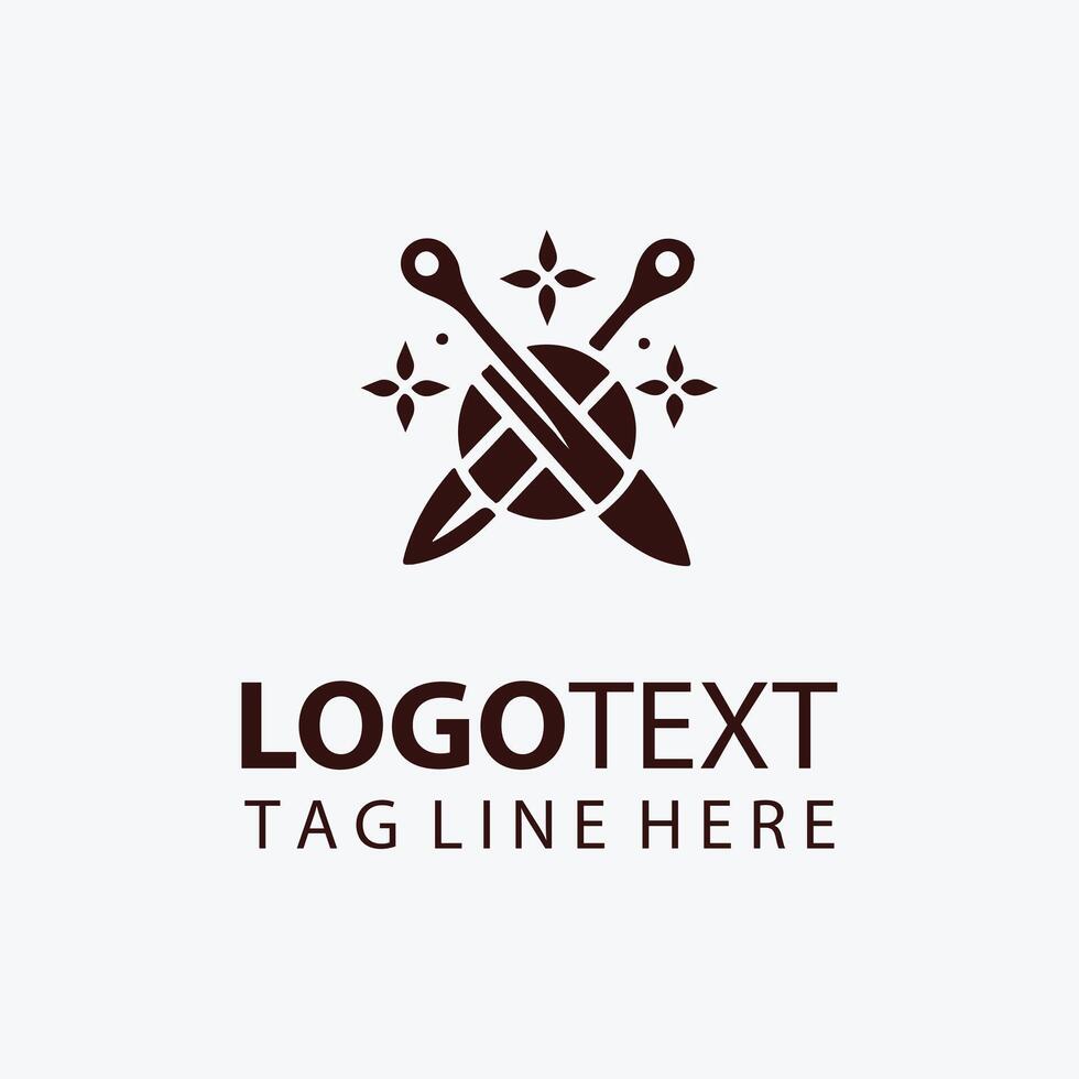 Thread Grove yarn logo vector