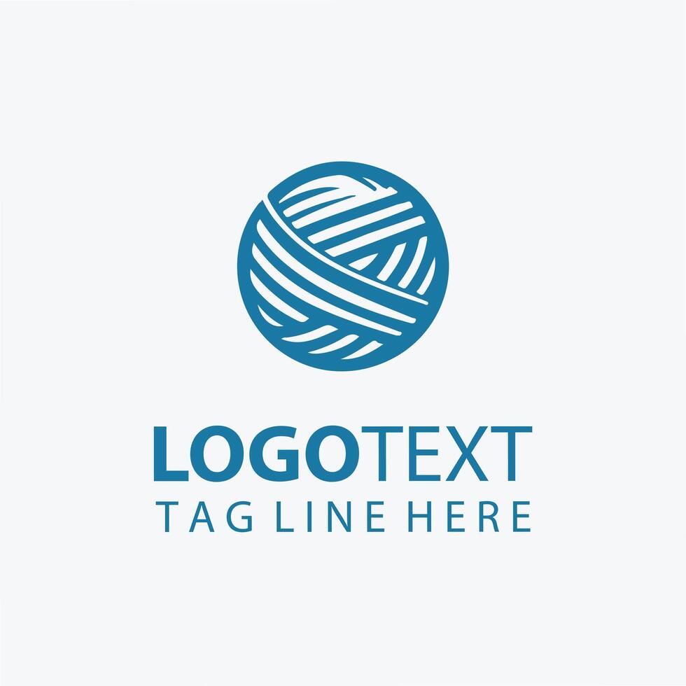 Loom Nest yarn logo vector