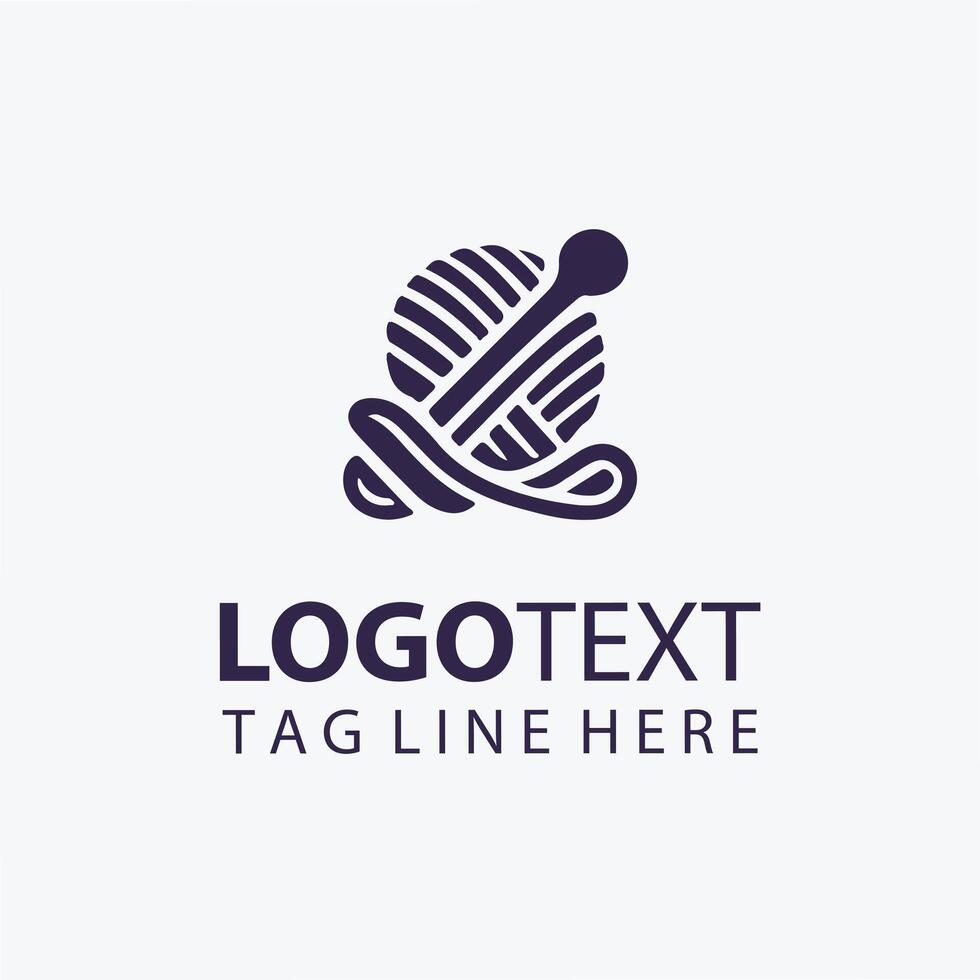 Warm Threads yarn logo vector