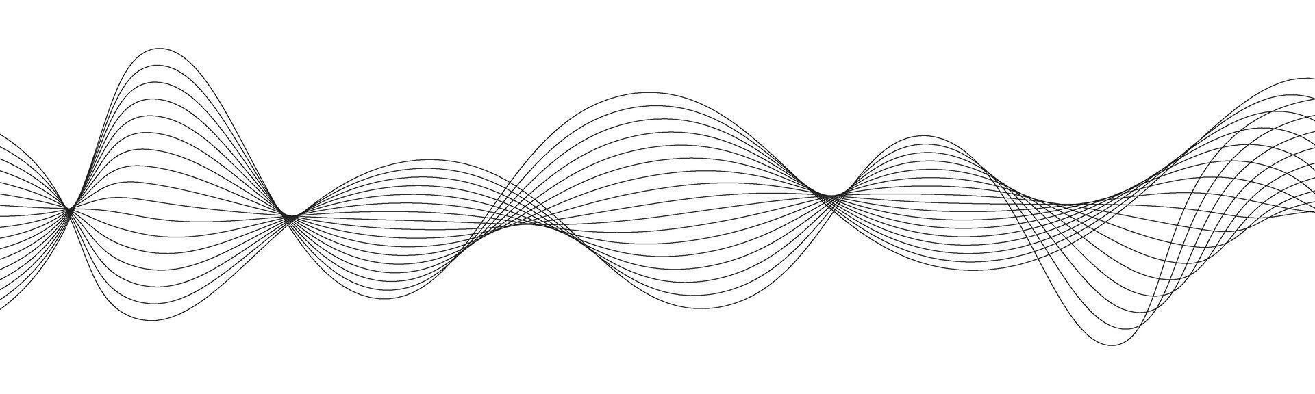 Abstract background with business lines. Abstract modern white background with curve wave technology lines vector