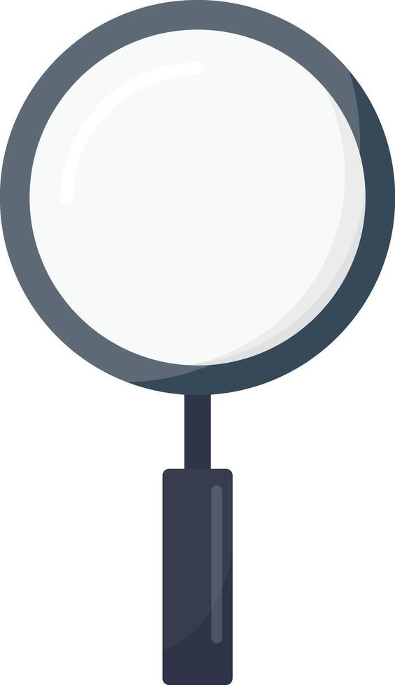 Magnifying glass flat icon vector