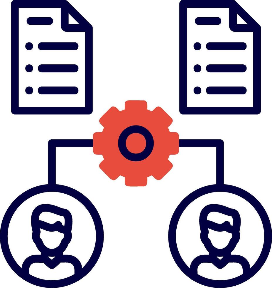 Onboarding Red Filled Icon vector