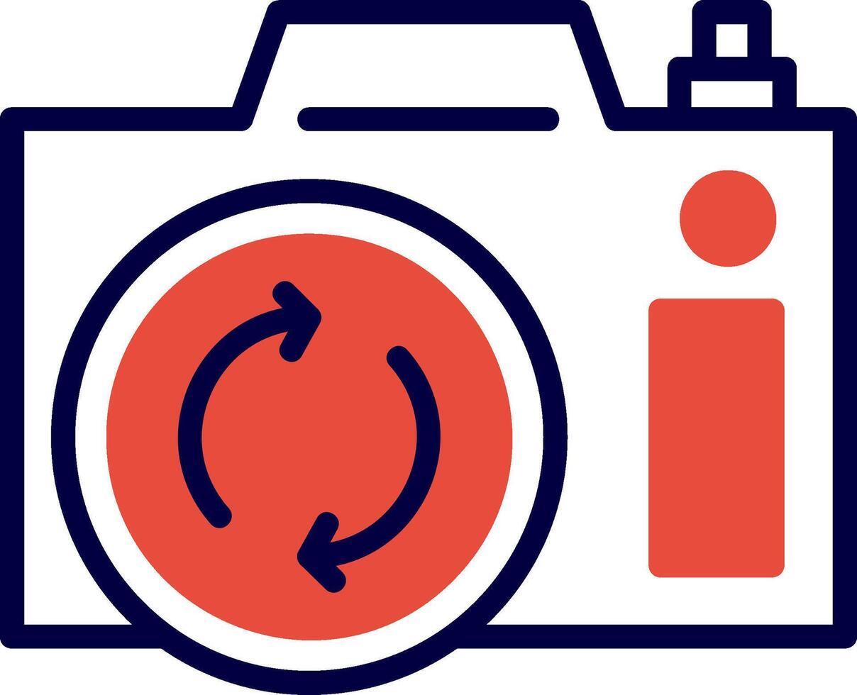 Front Camera Red Filled Icon 52838708 Vector Art at Vecteezy