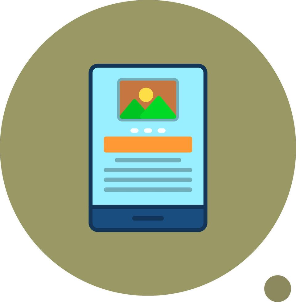 Flat Design Flat Shadow Icon vector