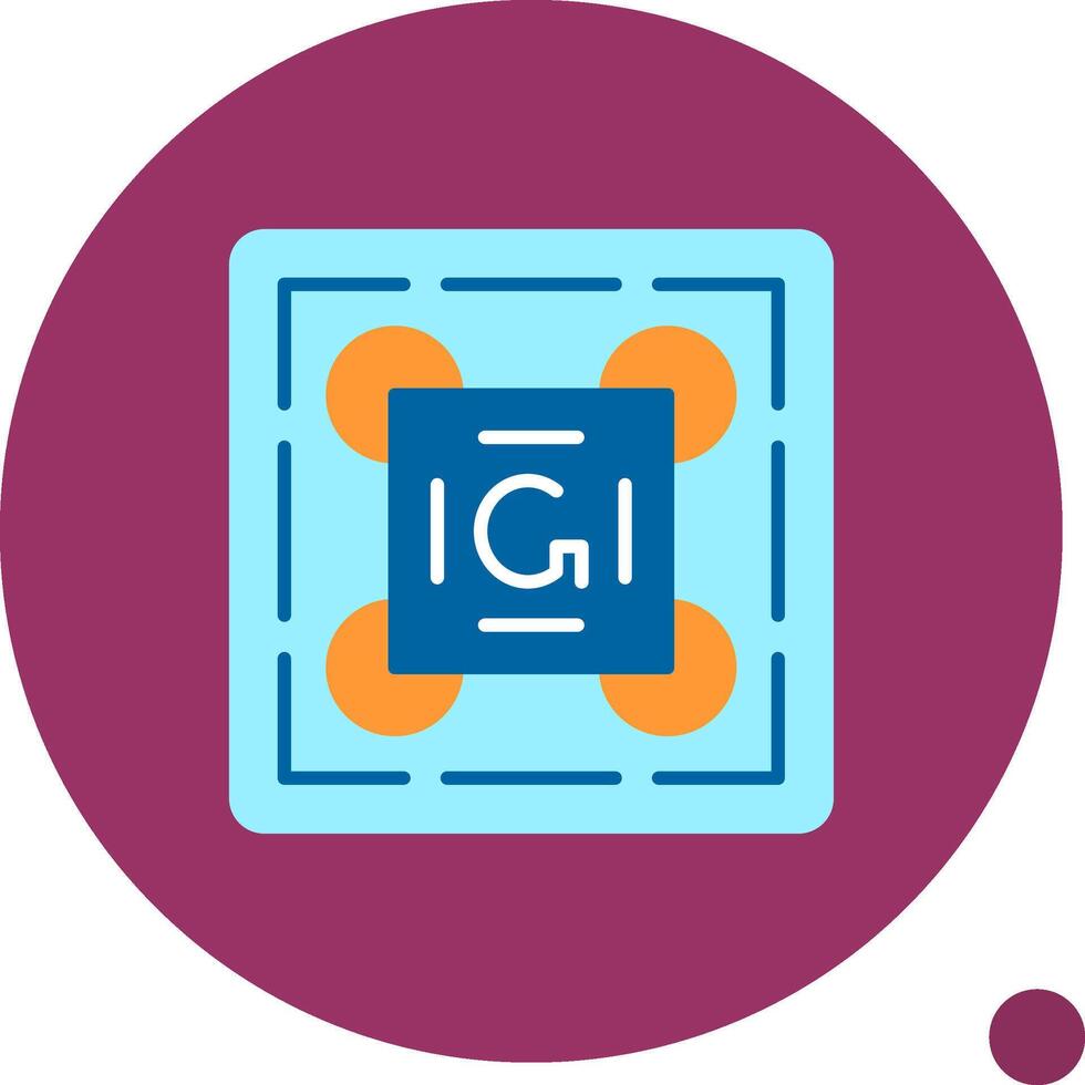 Gestalt Principles Flat Shadow Icon vector