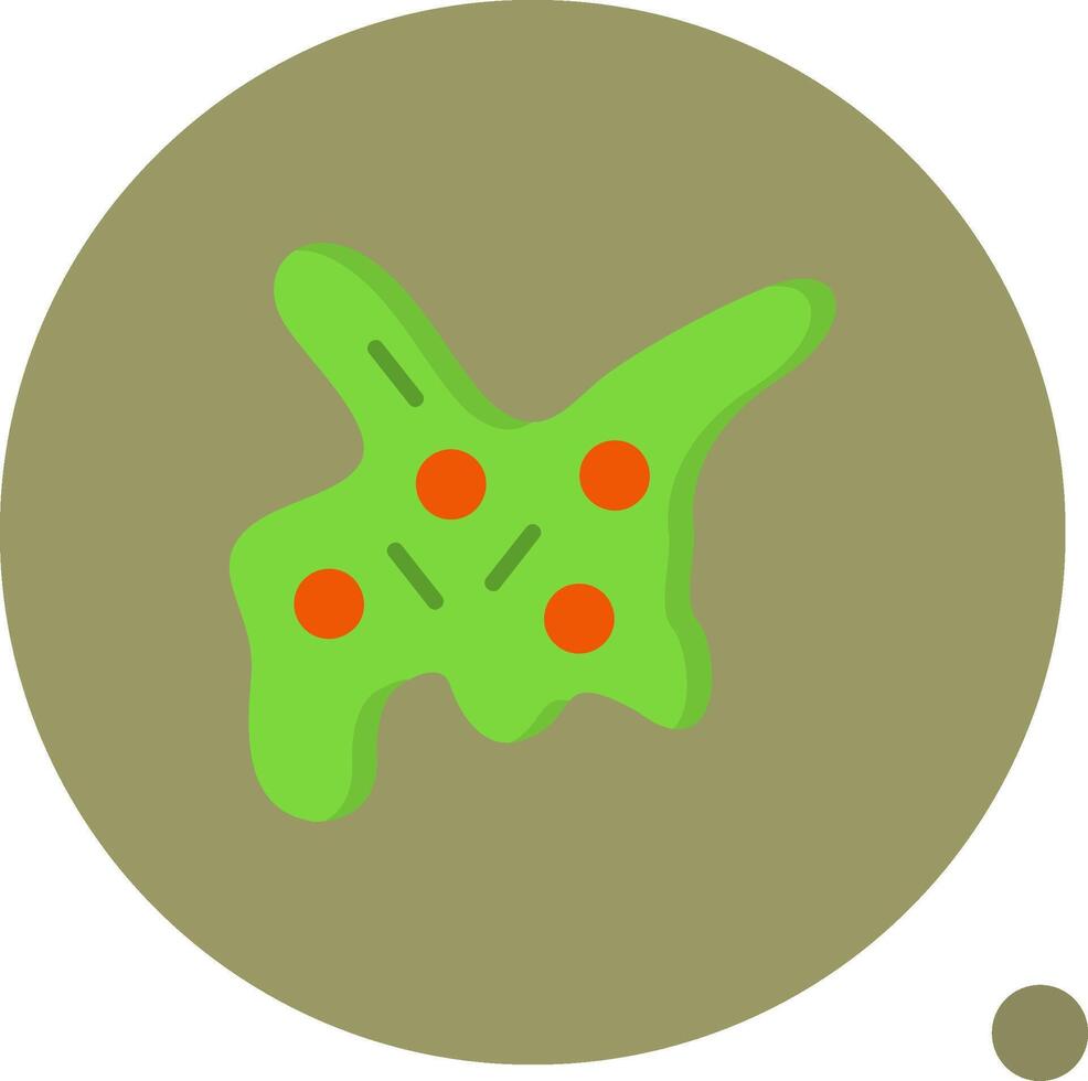 Ectoplasm Flat Shadow Icon vector