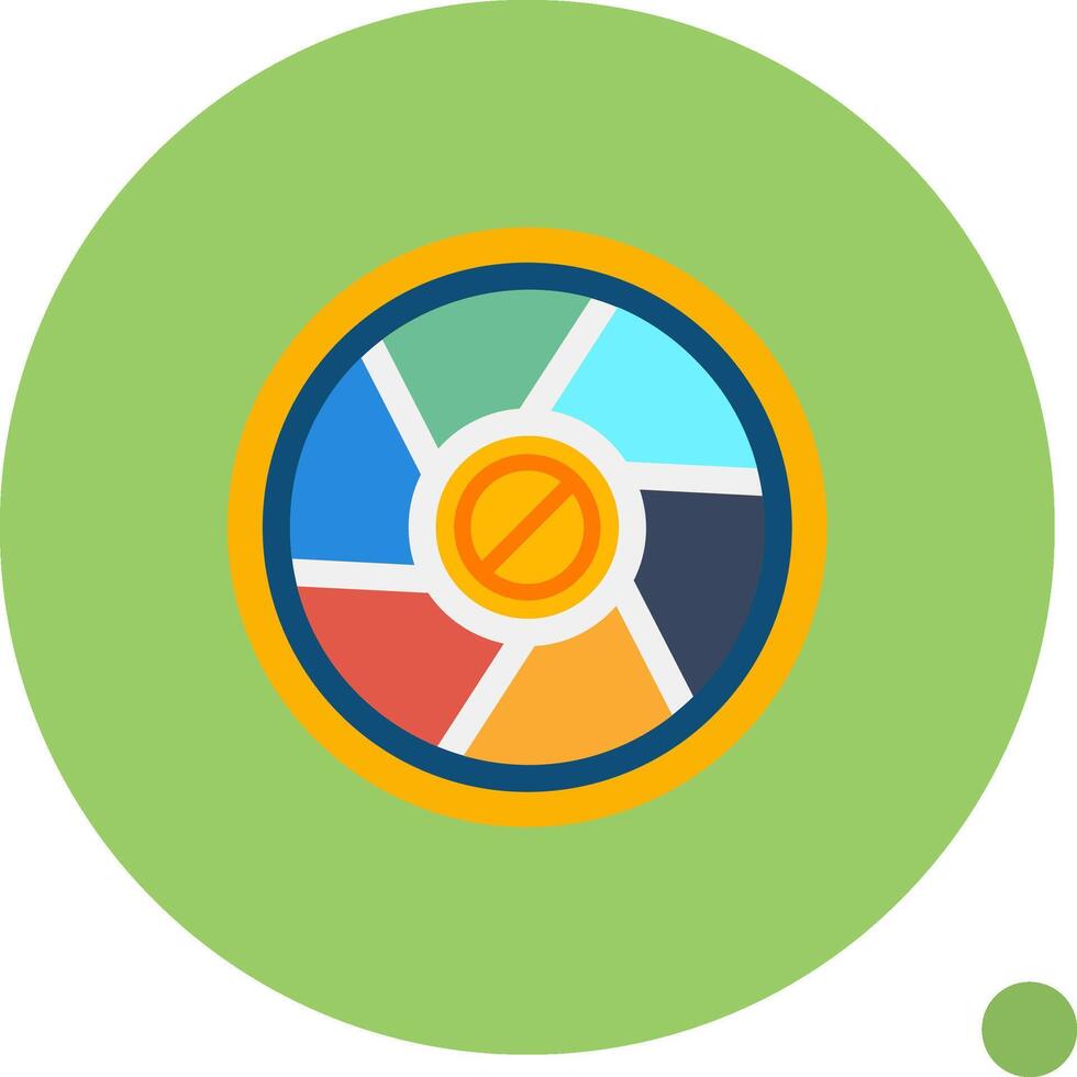 Camera Exposure Flat Shadow Icon vector