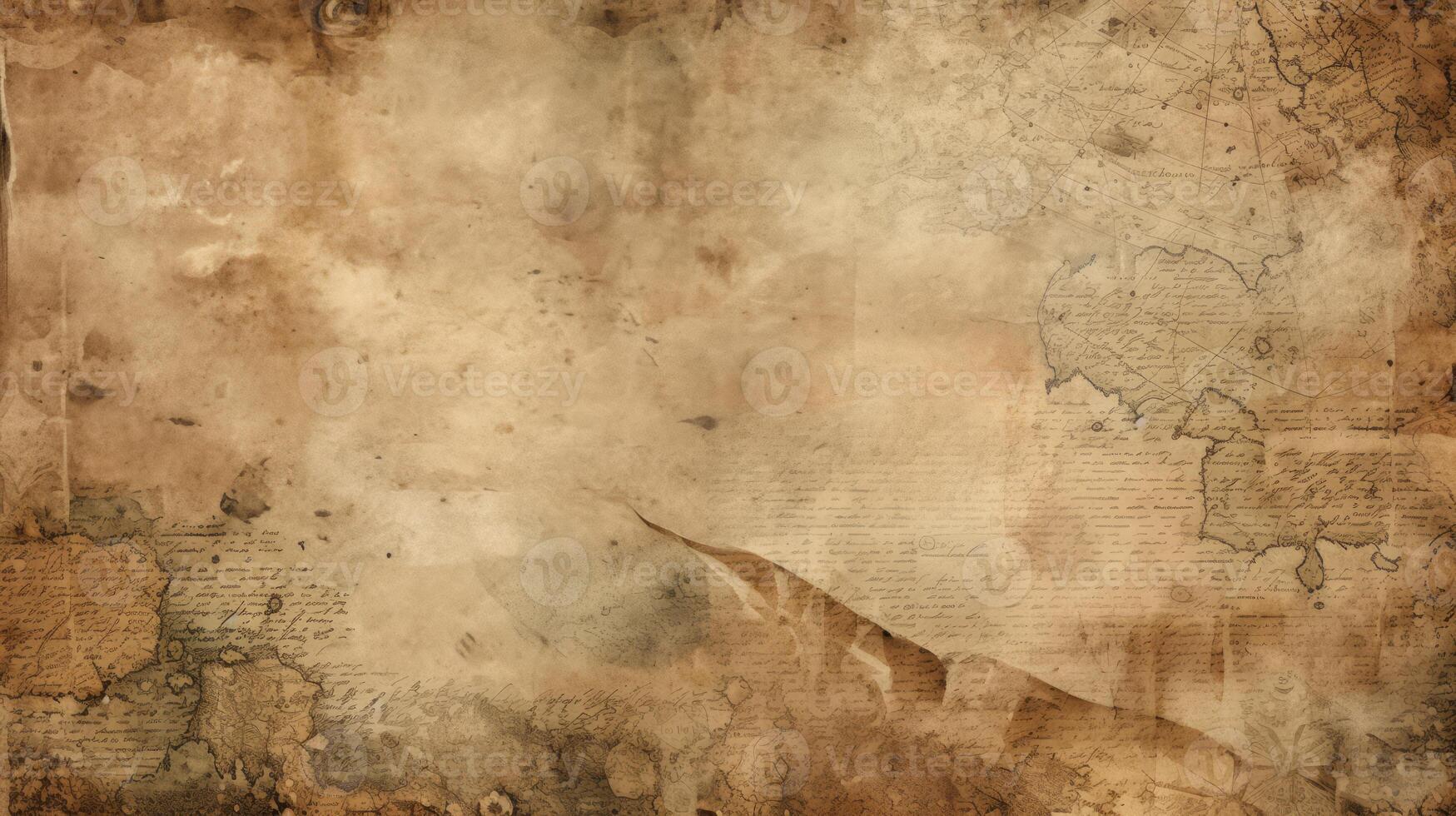 paper vintage background. Neural network photo