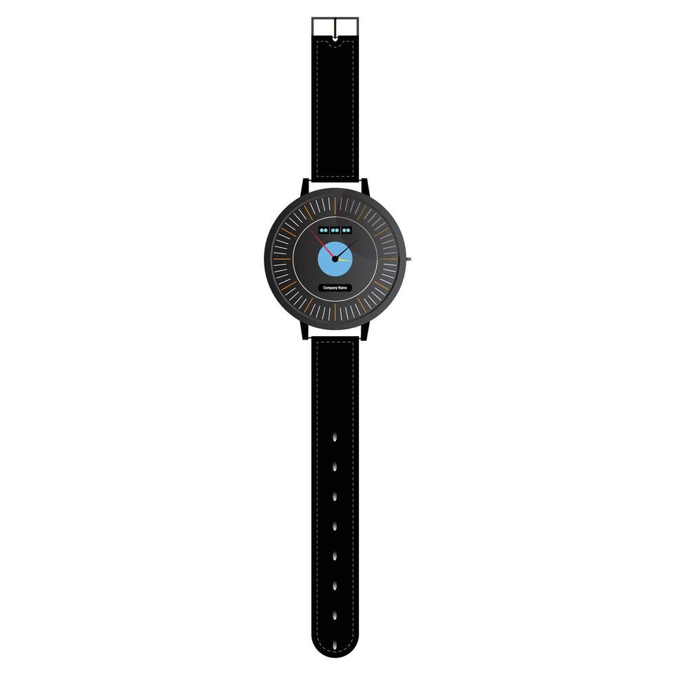 Digital Watch Design vector