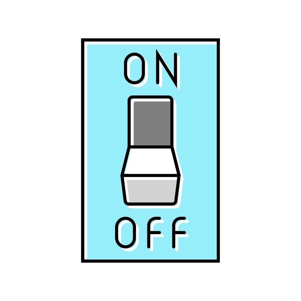 unavaliable link color icon illustration vector