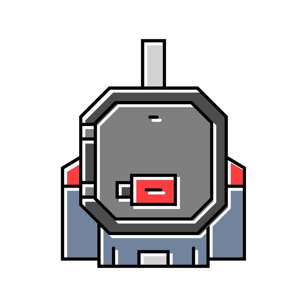 boiler biomass color icon illustration vector