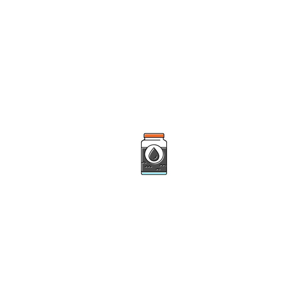 oil sands industry color icon illustration vector