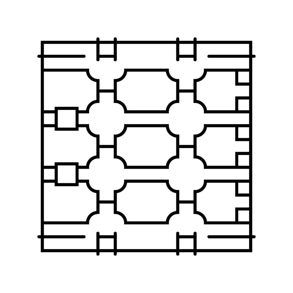 photonics quantum technology line icon illustration vector