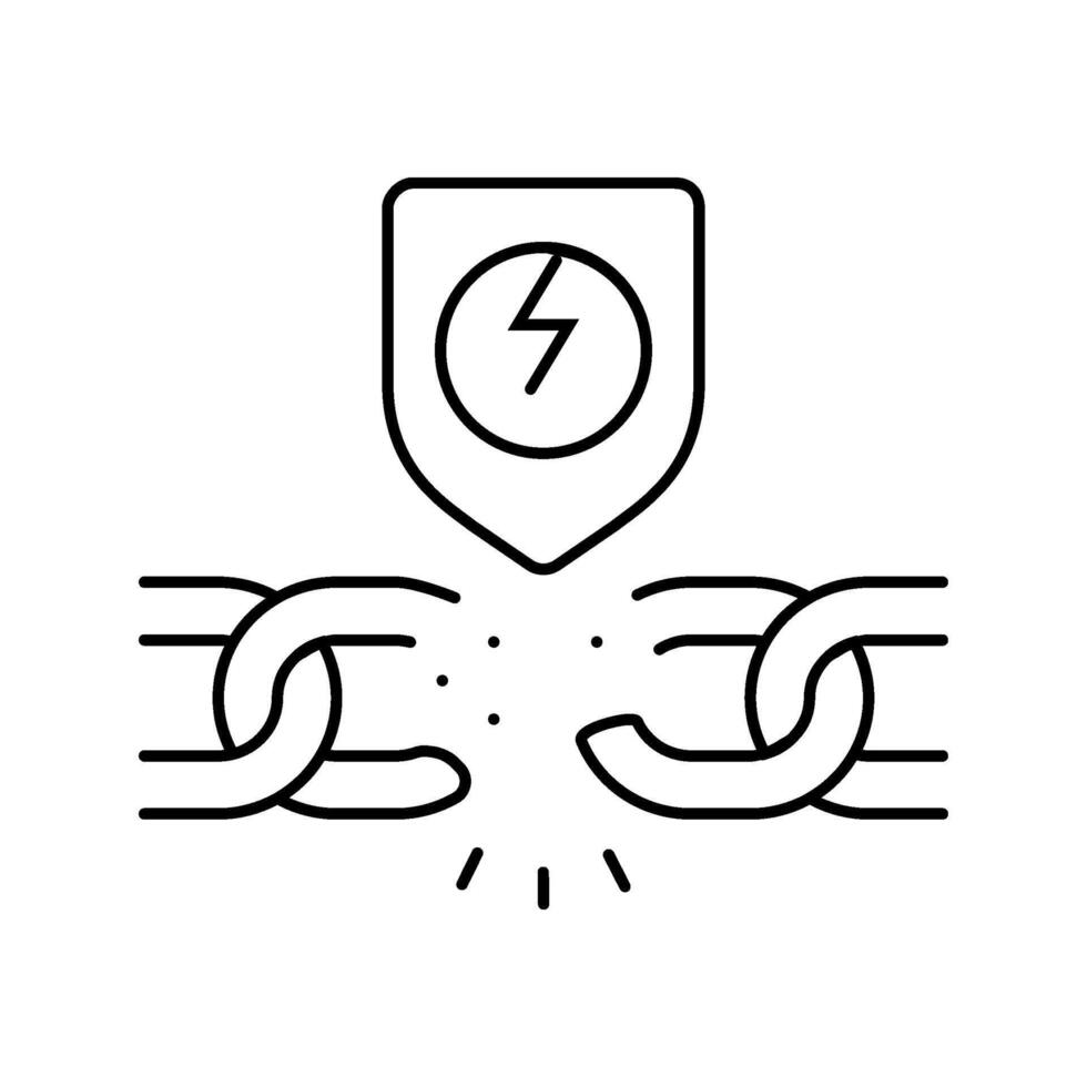 hydroelectricity globe hydroelectric power line icon illustration vector