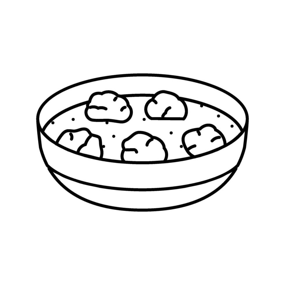 sangria pitcher spanish cuisine line icon illustration vector