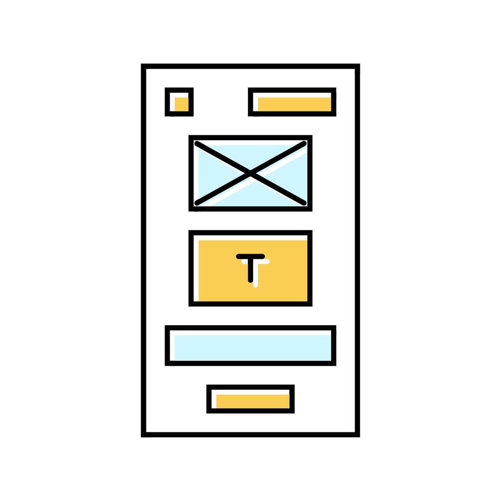 prototype ux ui design color icon illustration vector
