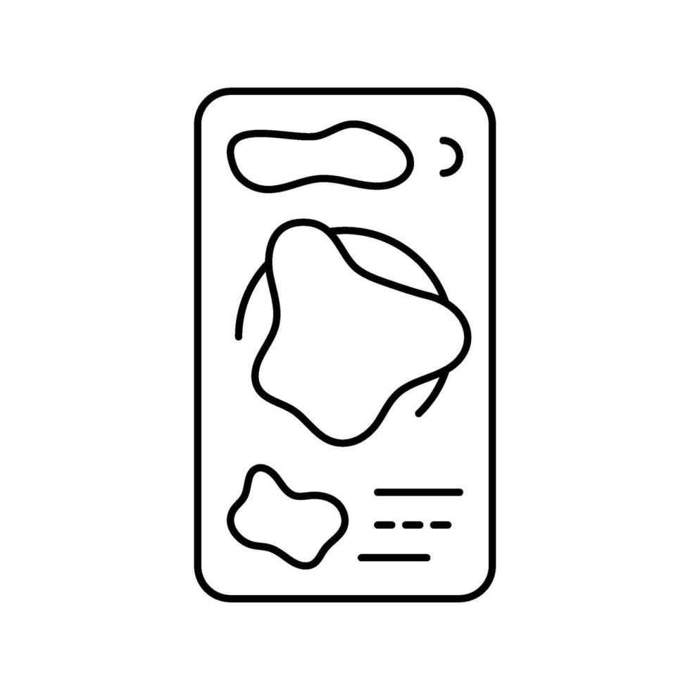 heatmap ux ui design line icon illustration vector