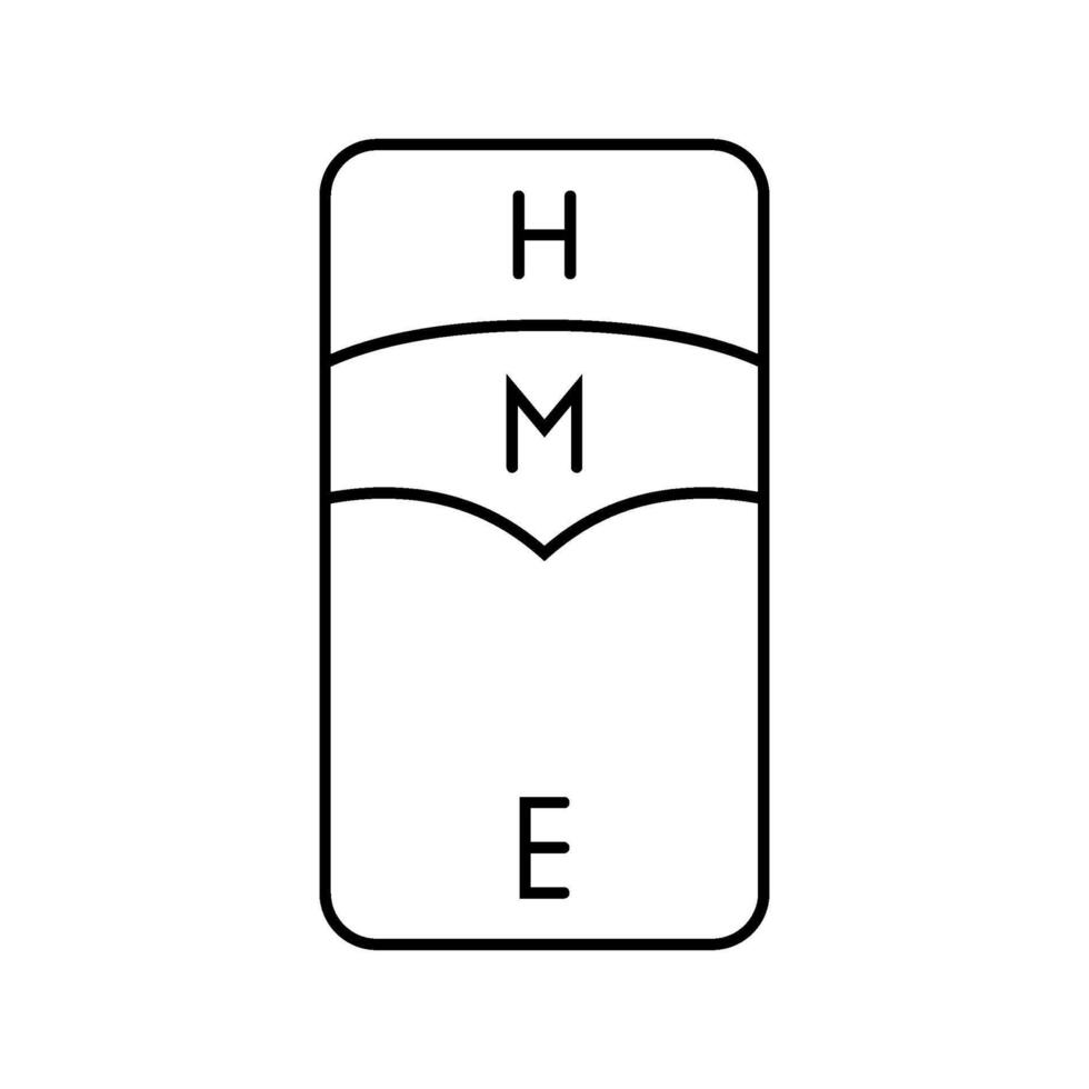 fitts law ux ui design line icon illustration vector
