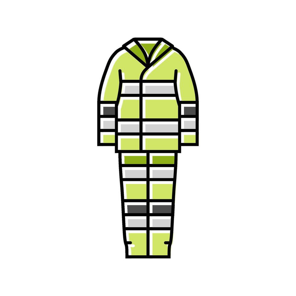 high visibility clothing color icon illustration vector