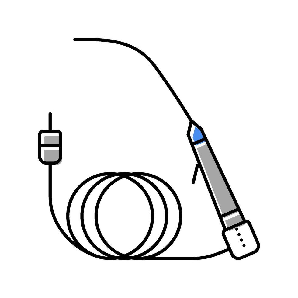 cystoscope urology color icon illustration vector