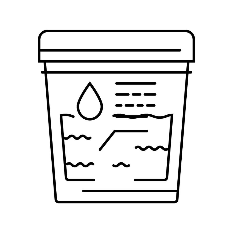 hematuria urology line icon illustration vector