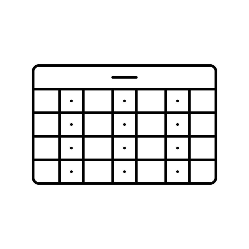 deadness croquet game line icon illustration vector