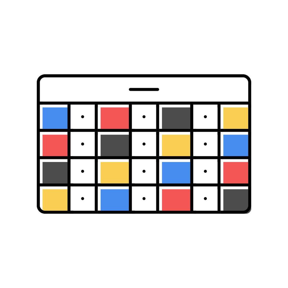 deadness croquet game color icon illustration vector