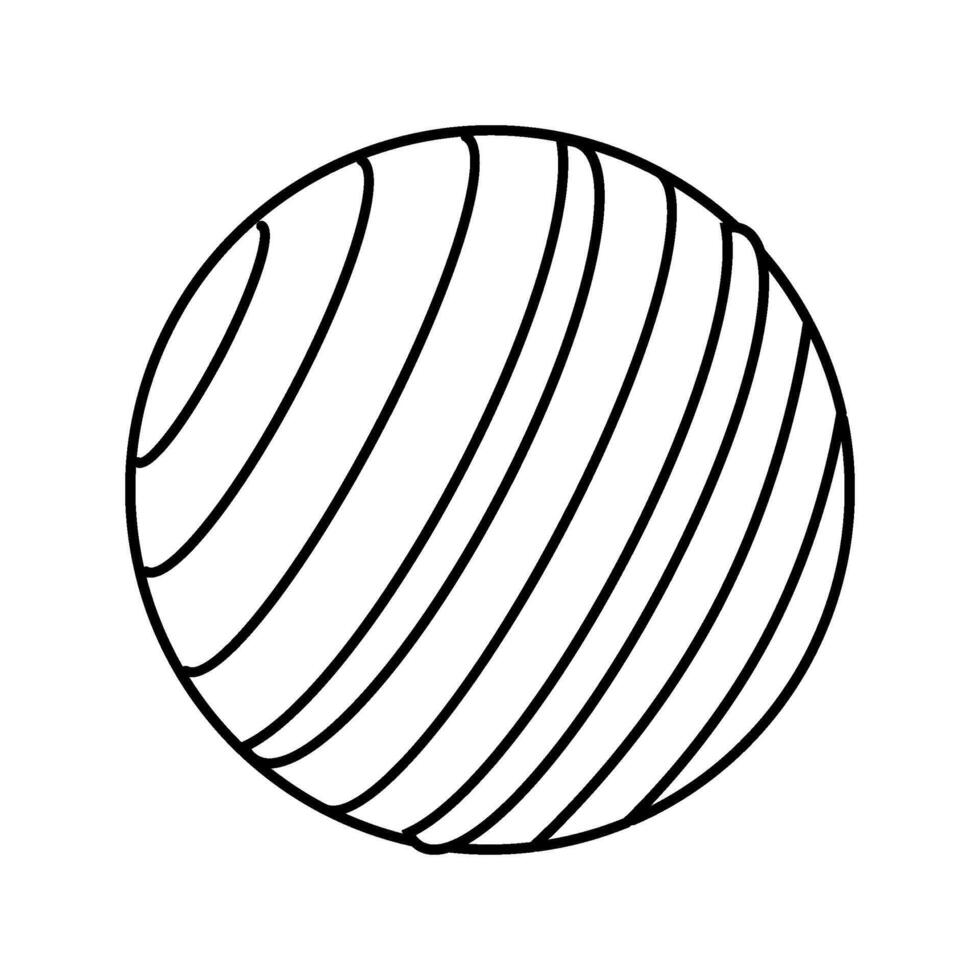 ball croquet game line icon illustration vector
