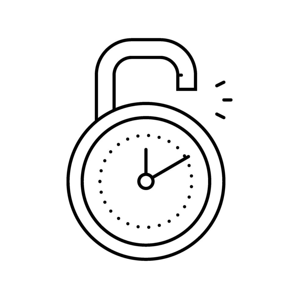 digital minimalism lifestyle line icon illustration vector