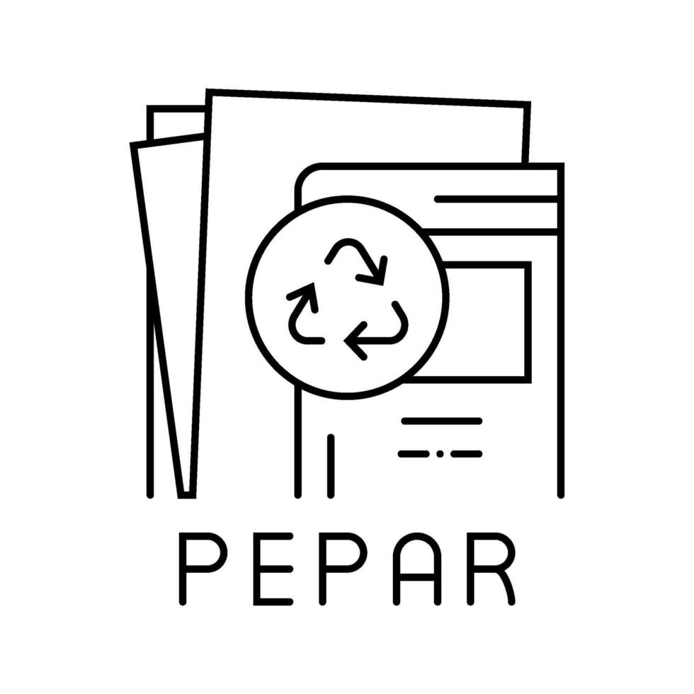 glass recycling waste sorting line icon illustration vector