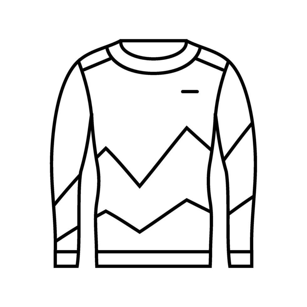 compression clothing line icon illustration vector