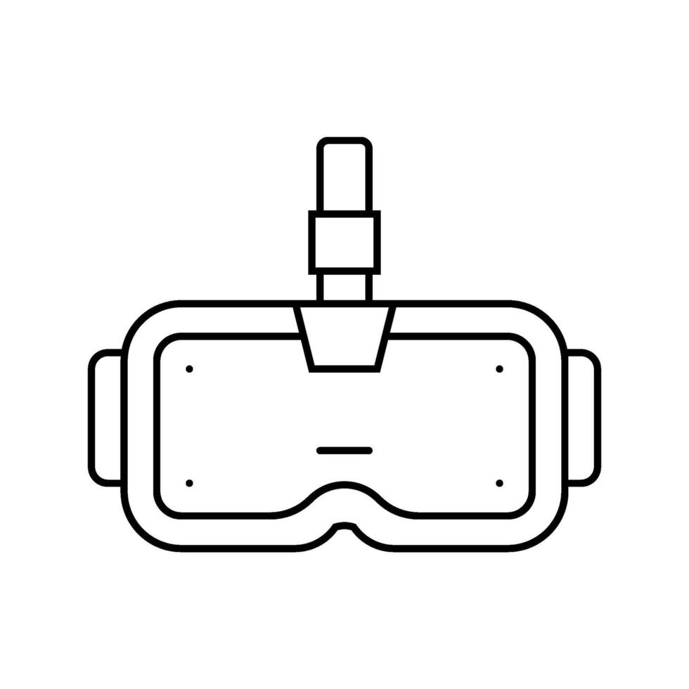 cybernetic enhancement cyberpunk line icon illustration vector