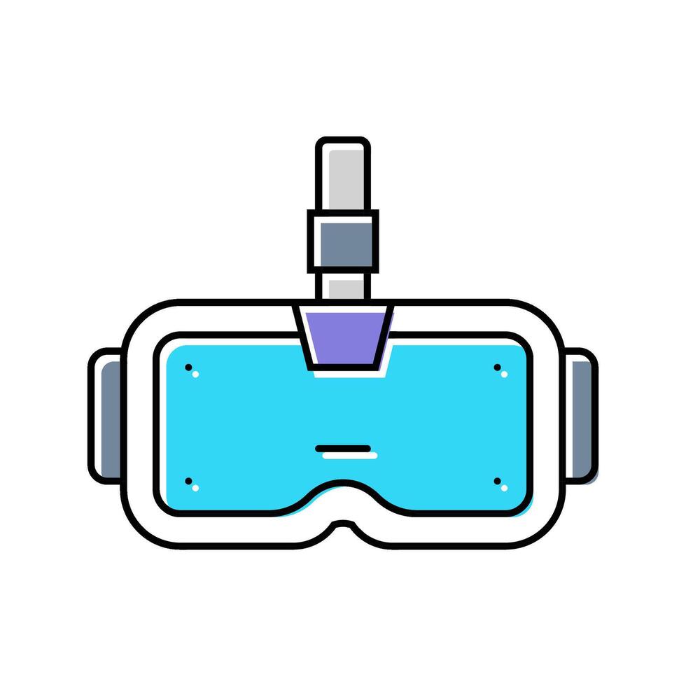 cybernetic enhancement cyberpunk color icon illustration vector