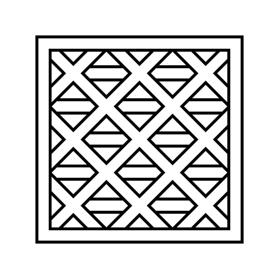air filter ventilation line icon illustration vector
