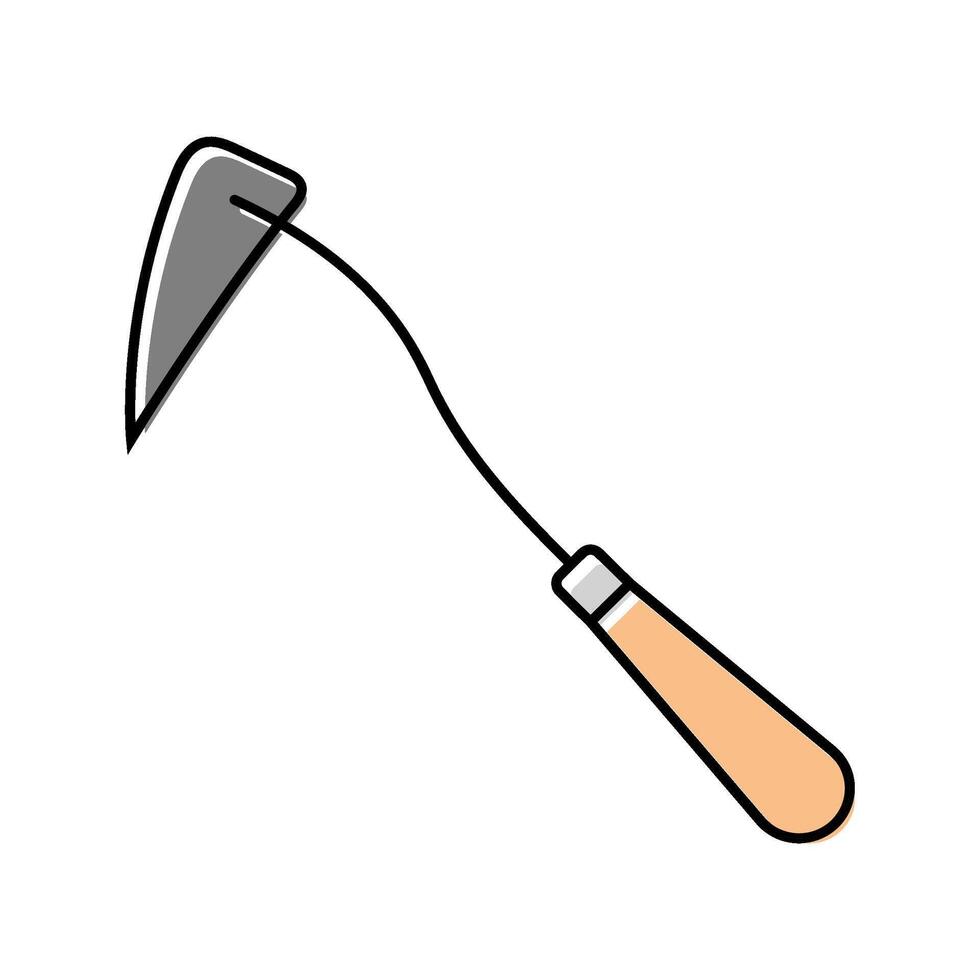 organic gardening urban gardening color icon illustration vector