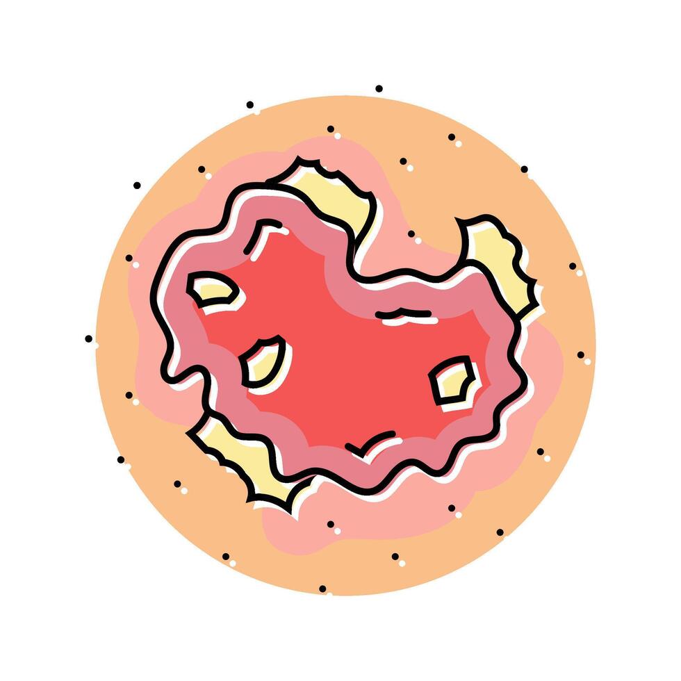 scald household injury accident color icon illustration vector