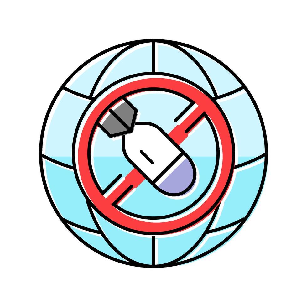 human space flight international day color icon illustration vector