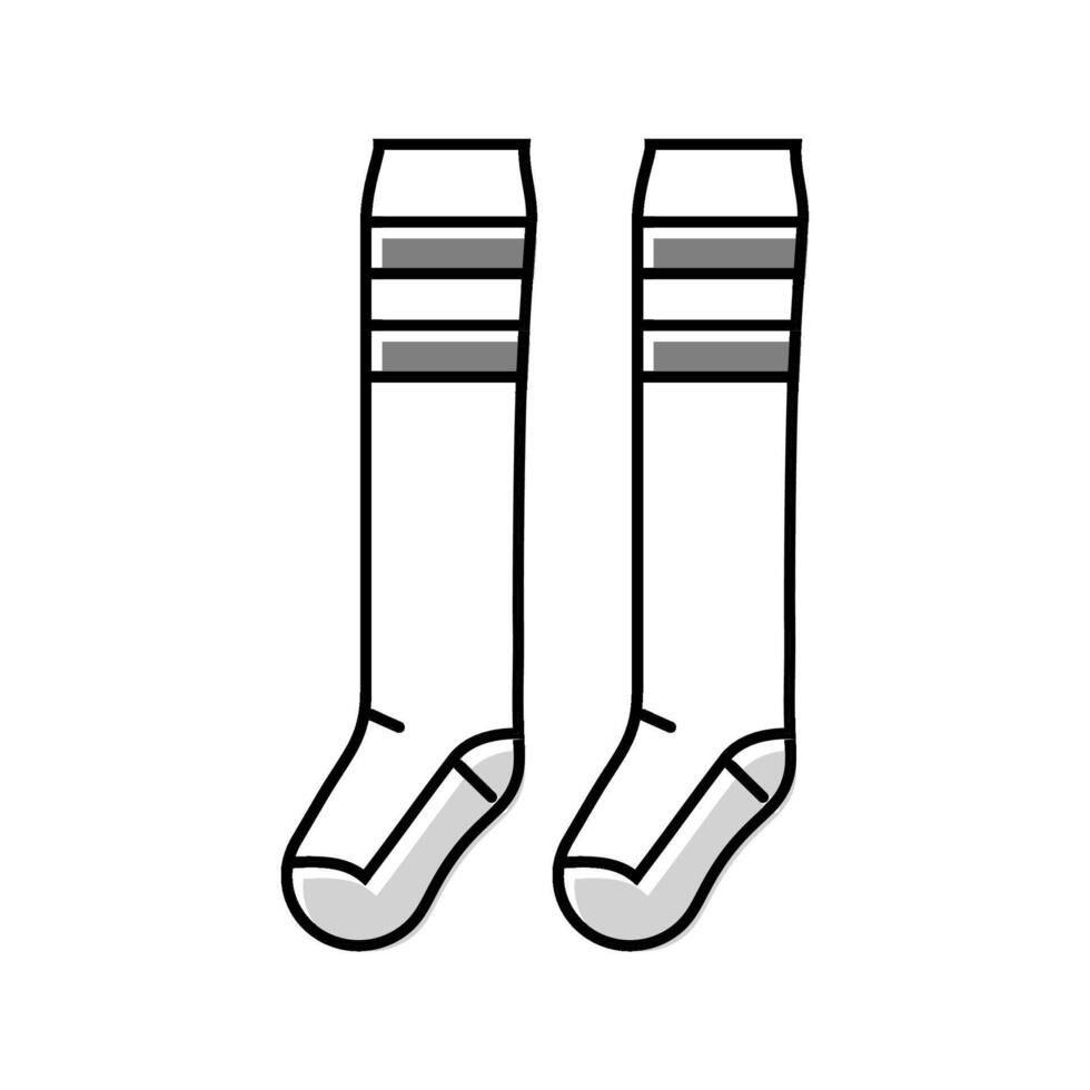 socks japanese school color icon illustration vector