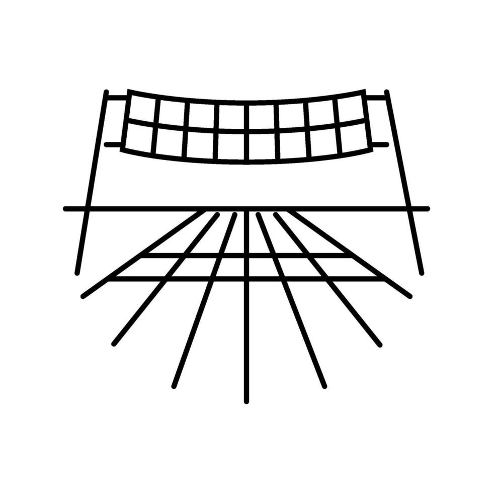 marathon finish line progress line icon illustration vector