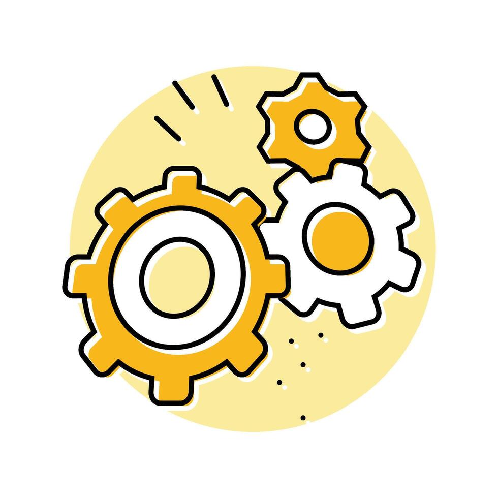 hand holding torch progress color icon illustration vector