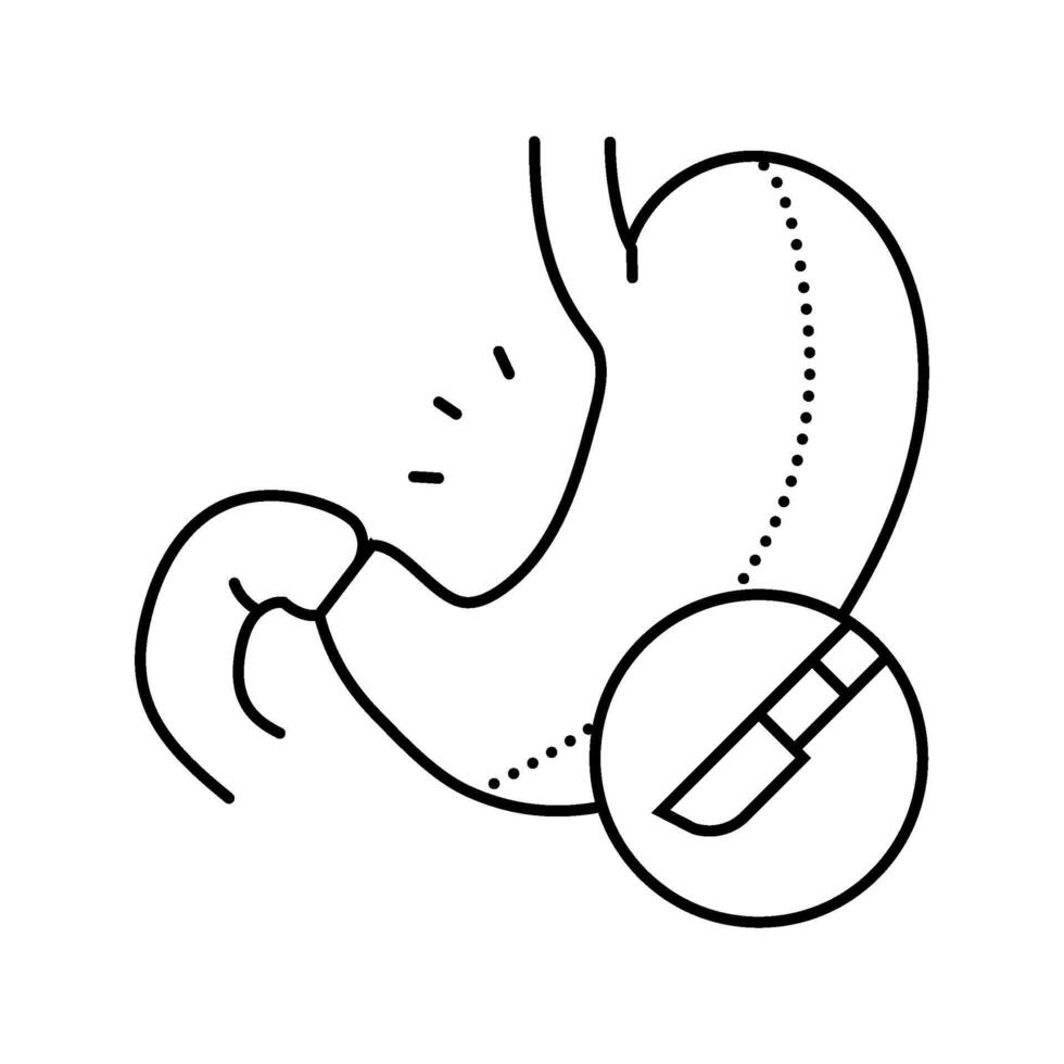 exercise obesity overweight line icon illustration vector
