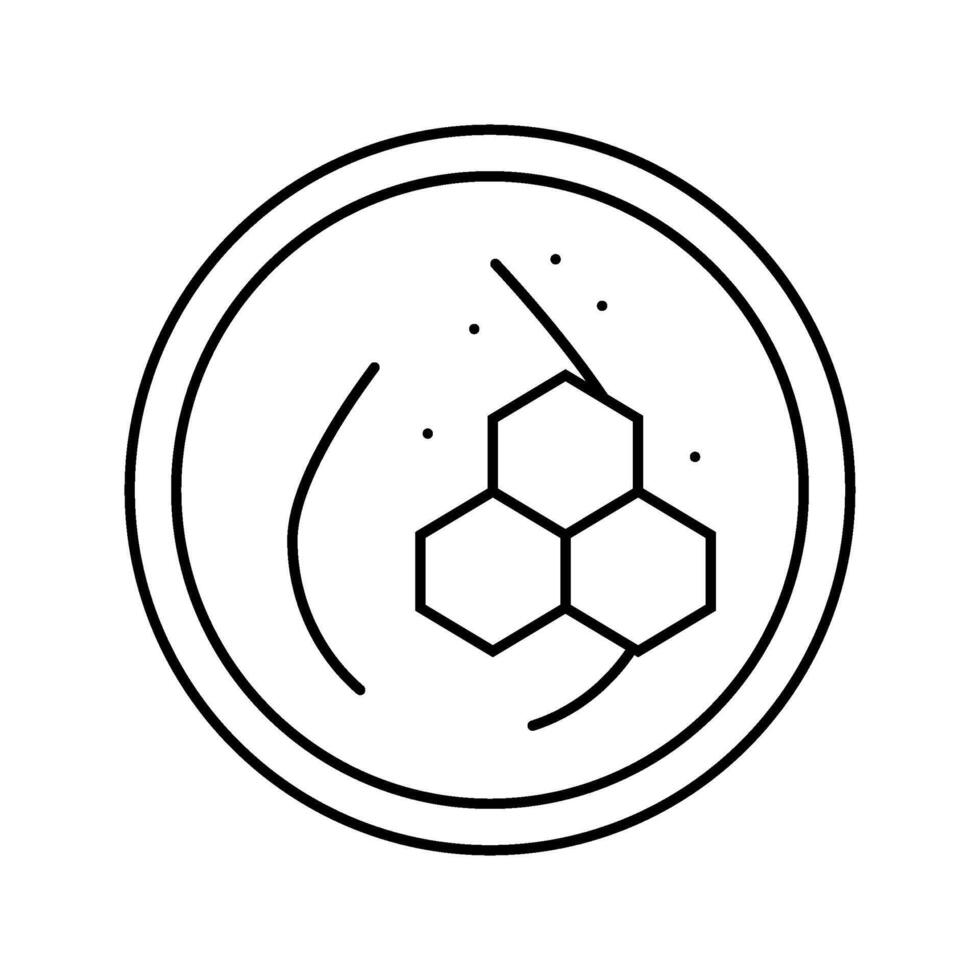 clean formula label product caution line icon illustration vector