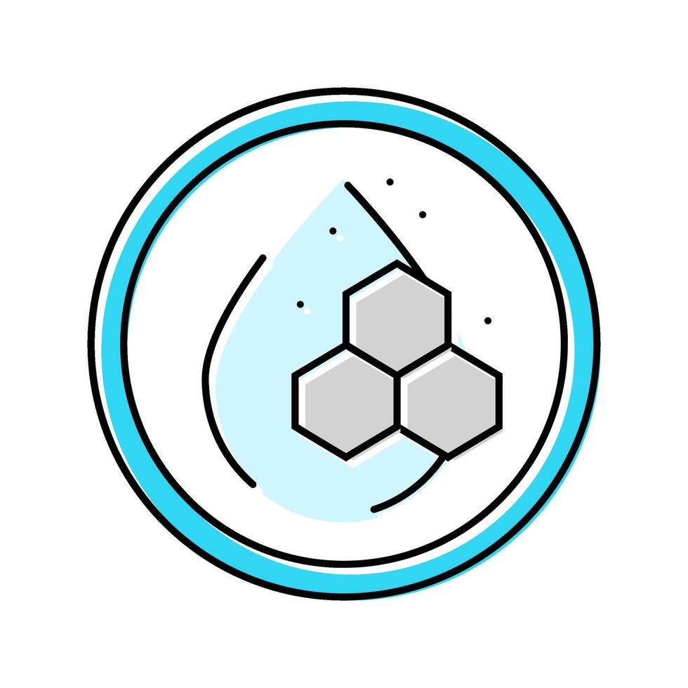 clean formula label product caution color icon illustration vector